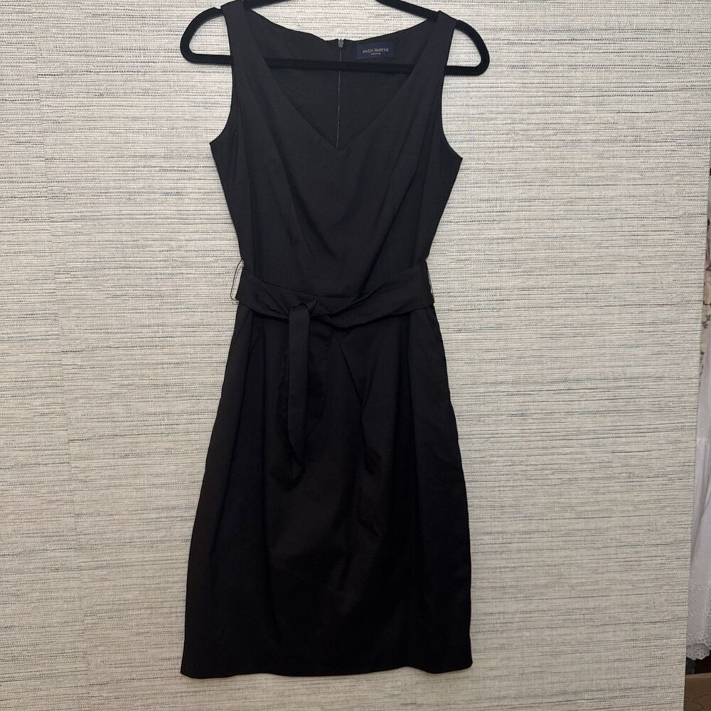 Piazza Sempione Pencil Silk Dress Size US 4 Quiet Luxury